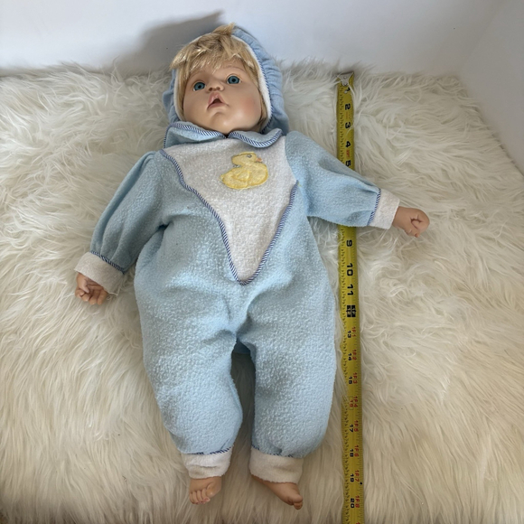 Reva Schick Baby Doll Reborn Style Realistic Newborn Vinyl Collector Doll - Picture 4 of 16